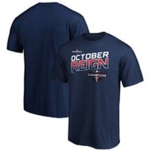 2019 Minnesota Twins October Reign T-shirt, AL Champs, Majestic, Size 5XL, NEW